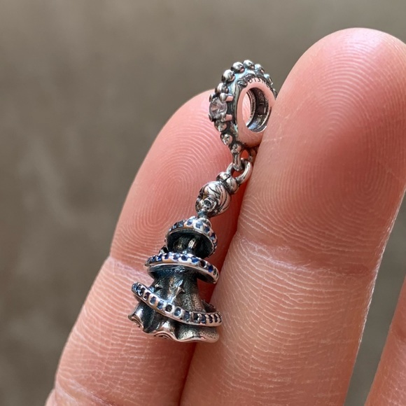 NWOT DISNEY, CINDERELLA MAGICAL MOMENT DANGLE CHARM Sterling Silver 925 - Picture 7 of 12